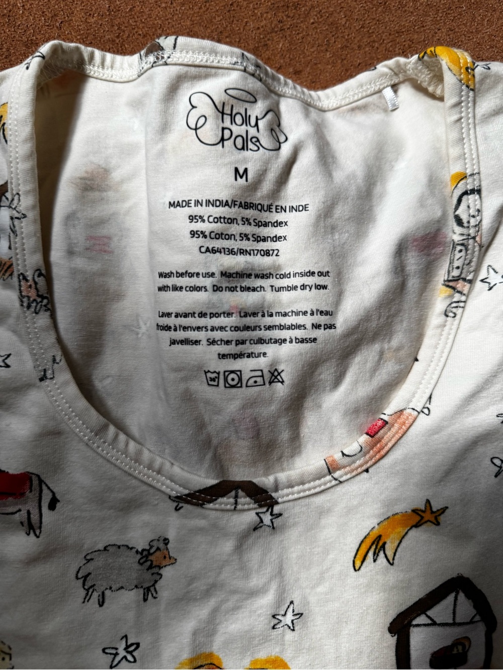 Holy Pals adult nativity PJs - Picture 2 of 3
